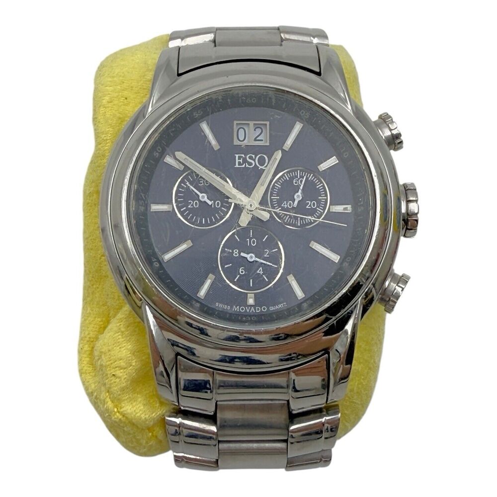 Silver Chronograph Men's Watch